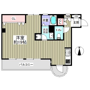 坂牧ビル403　リノベーション後　図面